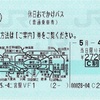 本日の使用切符：JR東日本 二宮駅発行 休日おでかけパス