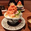 すしわさび／バラチラシ。トウモロコシごはん2日目。カボチャ煮。寄せ鍋。