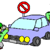 parking on the streets　路上駐車