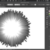1本の直線だけで漫画風の集中線をつくる【Illustrator CC】