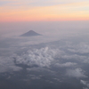 富士山とアルプスを上から見る富山便
