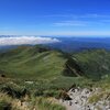 月山から六十里越街道その２（念仏ヶ原避難小屋→月山→姥ヶ岳→湯殿山神社→細越峠）