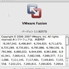 VMware Fusion Version1.1 Build62573