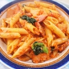 ナポリタン味のペンネパスタ