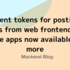 Client tokens for posting traces from web frontends and mobile apps now available, and more