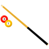 ビリヤードのフリーイラスト素材
