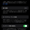 iPhone 11買ってから3年以上経つけど、バッテリーの最大容量が85%のまま減らないんですよね……