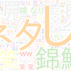 　Twitterキーワード[#ネタフェス]　01/04_20:05から60分のつぶやき雲