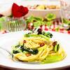 ☆シラス干しと小松菜のパスタ＆ハッシュドポテト☆