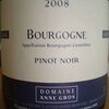 Bourgogne Domaine Anne Gros 2008