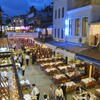 トルコ イスタンブール 夜のレストラン街