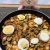 覚悟を決めて買ったタラでシーフードのパエリア🥘を作ってみたんだけどΣ(￣ロ￣lll)ｶﾞｰﾝ