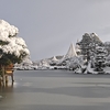  雪の金沢「兼六園」真弓坂～霞ヶ池