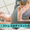 注意！ストレスはダイエットの大敵