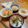 ソース炒飯に杉本経木納豆、茄子の味噌汁で朝ご飯。