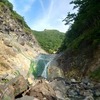 カムイワッカ湯の滝＊北海道斜里郡斜里町遠音別村（※2023年は10/1に終了）
