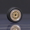 【アクセサリーインプレッション】 Tarmac Works 1/64 Rim Set BBS LM Forged(Gold)