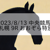 2023/8/13 中央競馬 札幌 9R おおぞら特別
