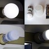 洗面所のホワイトボールランプをLED灯具化する