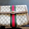 グッチ GUCCI セカンドバッグ  サイドベース取り付け リメイク ショルダータイプ 修理 かばん修理 バッグ修理 財布修理 チャック修理 スーツケース修理