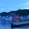 夕方の港