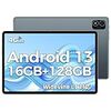 【2023 NEW Android 13 タブレット 10インチ】TECLAST P40HD タブレット,16GB RAM(8+8拡張)+128GB ROM+1TB TF拡張,8コアCPU,1920*1200解像度 FHD IPS 画面,デュアル 4G LTE SIM 通話タブレットPC wi-fiモデル,Widevine L1+GMS認証+無線投影+顔認識+画面分割+OTG対応,13MP/5MPカメラ+GPS+WiFi 2.4G/5G+BT 5.0+6000mAh+USB-C充電+3.5mmヘッドホン端
