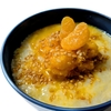 みかん氷にホットな甘酒チーズ