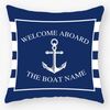 艇名入りフロアマットとクッションカバー