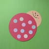 0、1歳児　簡単てんとう虫の壁面飾り