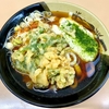 かしやま（田端）春菊天うどん＋とろろ