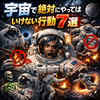 宇宙で絶対にやってはいけない行動7選｜やったらほぼ即終了なNG行動