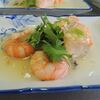 鮭と海老のワイン蒸し　レシピ