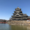 城めぐりの原点である松本城とこばやし 本店の海老天そばと僕＠長野県松本市