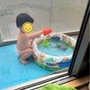 アパートのごく狭ベランダでプールしてみた