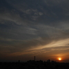  今日の夕陽
