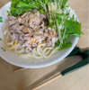 2021年7月28日ぶっかけ冷しゃぶ豆乳うどん