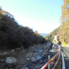 豪雨災害の傷跡残るオフロードへ