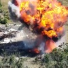  #マリインスカの露軍機甲部隊撃滅　#露軍ヘリ3機とSu34が墜落
