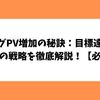 はてなブログの初心者が1日のPV100を超えるために努力してきたコト：後編