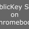 SSH to CentOS with Chromebook Secure Shell public key authentication