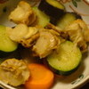  ホタテと夏野菜のコンソメ煮