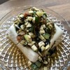 山形のだしで、冷ややっこ。