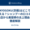  KYOGOKU(京極)はどこで買える？シャンプーの口コミ・取扱店から美容師の炎上理由まで徹底解説