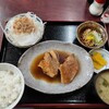西川口の「あおき食堂」であこう鯛煮定食を食べました🐟