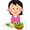 『晩御飯』野菜中心