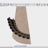 本日のモデリング　＃レール＃FUSION360