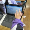６年生：国語　タブレットを見せながら説明・質問