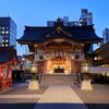 【東京都中央区  水天宮】安産祈願で有名なパワースポットの夕景・夜景（神社巡りのお散歩）