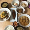 今日の晩御飯　小鉢が並びます【納豆19日目】