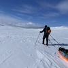 Rondane ソリをひいて2泊3日 山スキー②